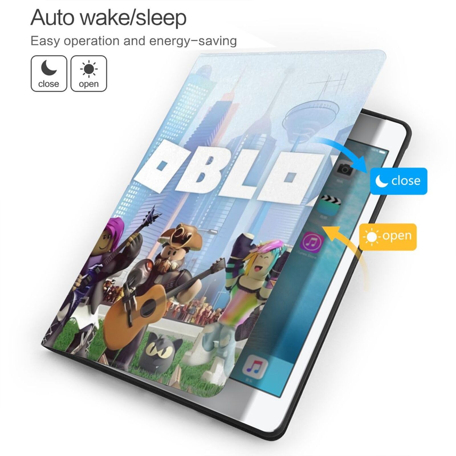 Amazon.co.jp: ロブロックス ケース タブレット カバー 開閉式 Ipad